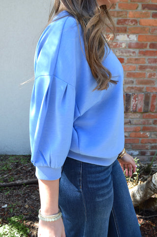 Scuba 3/4 Pullover - Boutique EllaPar