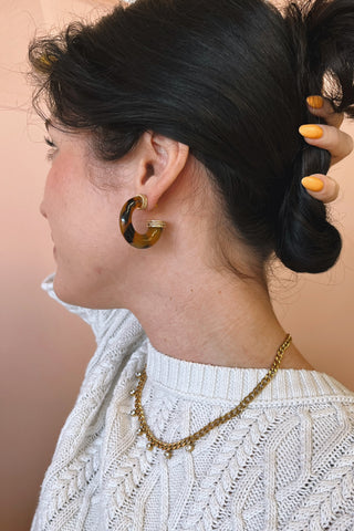 Tia Tortoise Hoops