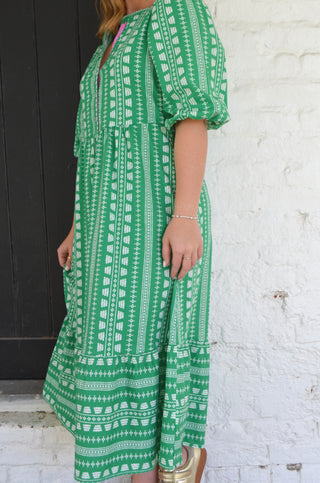 Riley Heritage Stitch Dress - Boutique EllaPar