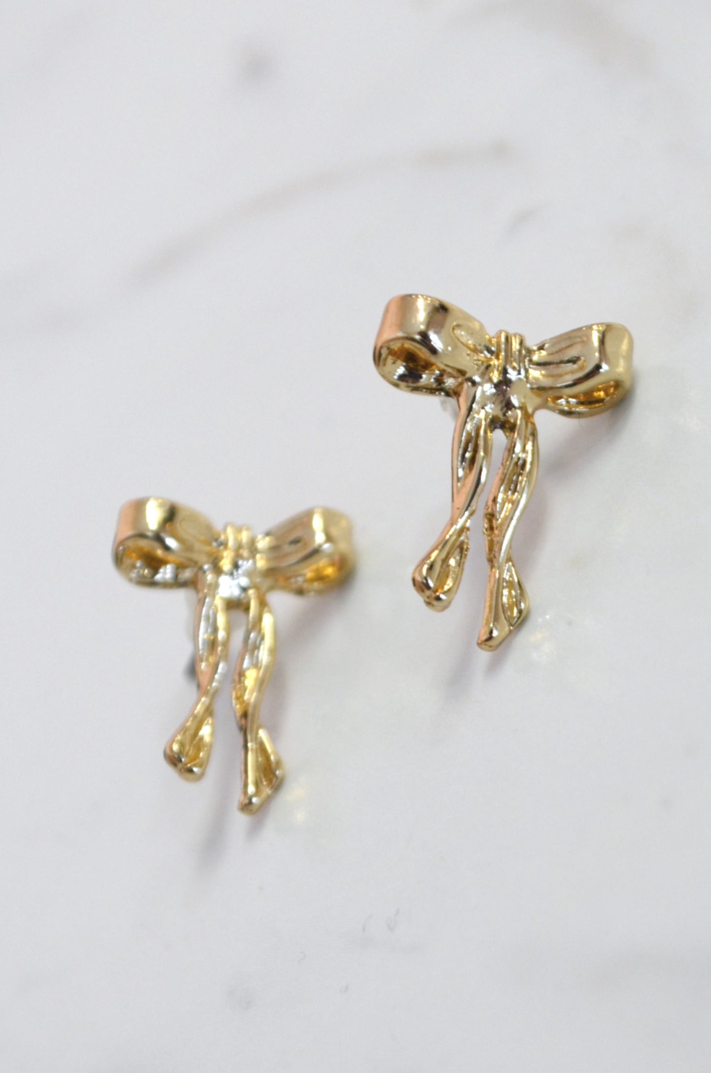 Brass Bow Studs