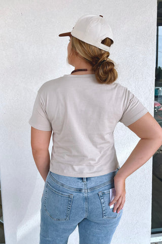Cotton Crew Neck Tee