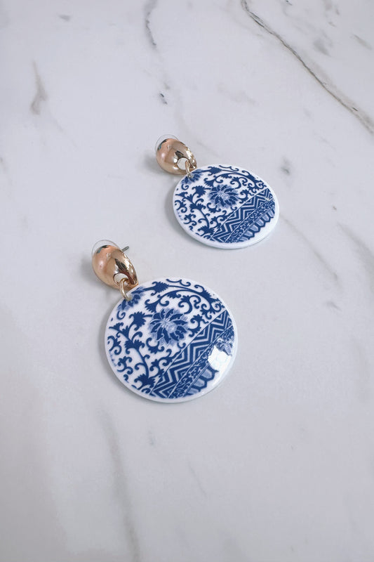 Santorini Disc Earrings