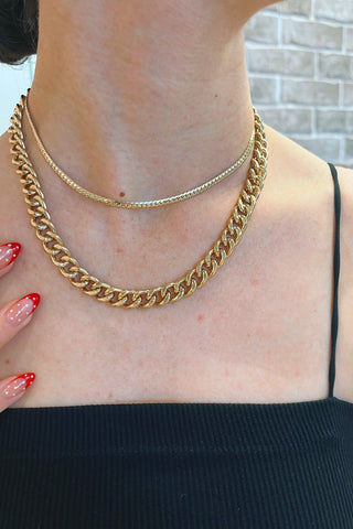 Arden Chain Choker - Boutique EllaPar