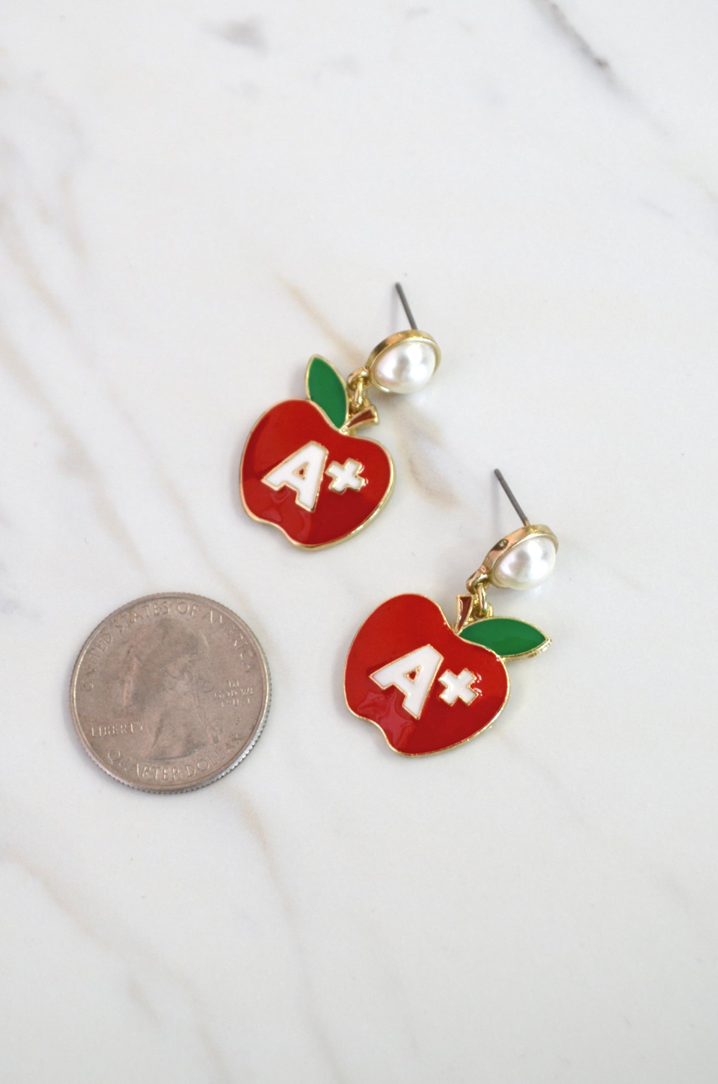 A+ Teacher Earrings