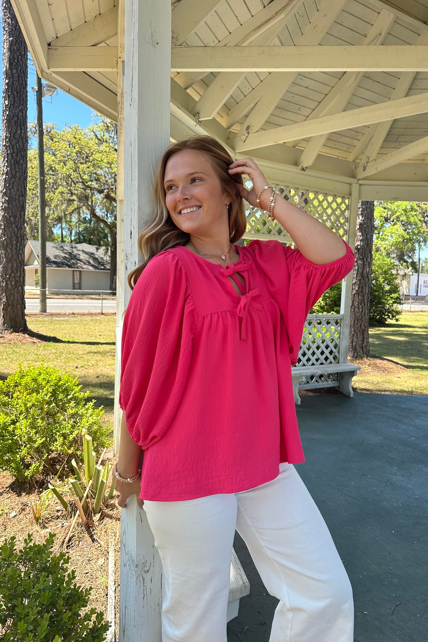 Bambi Bow Blouse