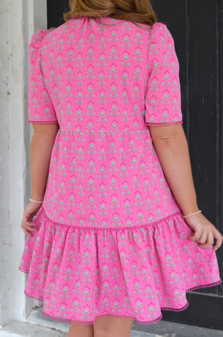 Adelyn Deco Mini Dress - Boutique EllaPar