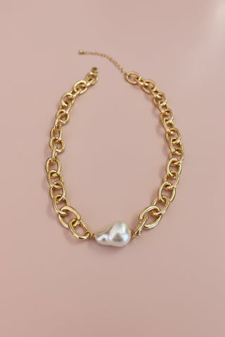 18K GD Claire Necklace - Boutique EllaPar