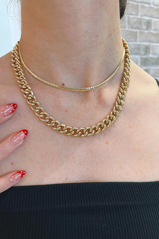 Arden Chain Choker - Boutique EllaPar