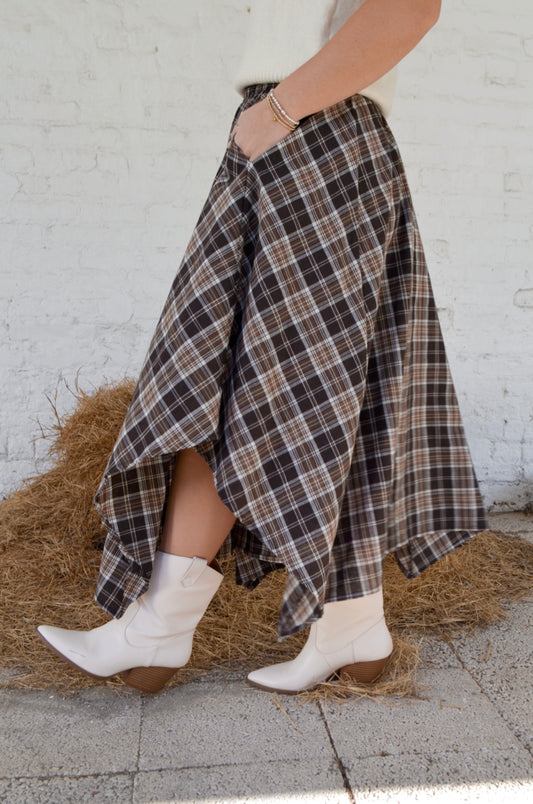 Laney Handkerchief Skirt - Boutique EllaPar