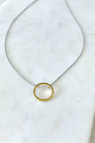 Two Tone Necklace - Boutique EllaPar