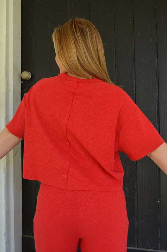 Effortless Pocket Tee - Boutique EllaPar