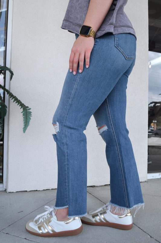 Alison Kick-Flare Jean - Boutique EllaPar