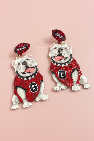 UGA Gameday Earrings - Boutique EllaPar