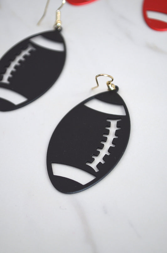 Football Filigree Earrings