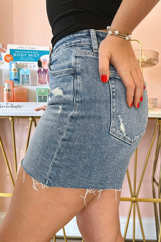 Arabella A-Line Denim Shorts