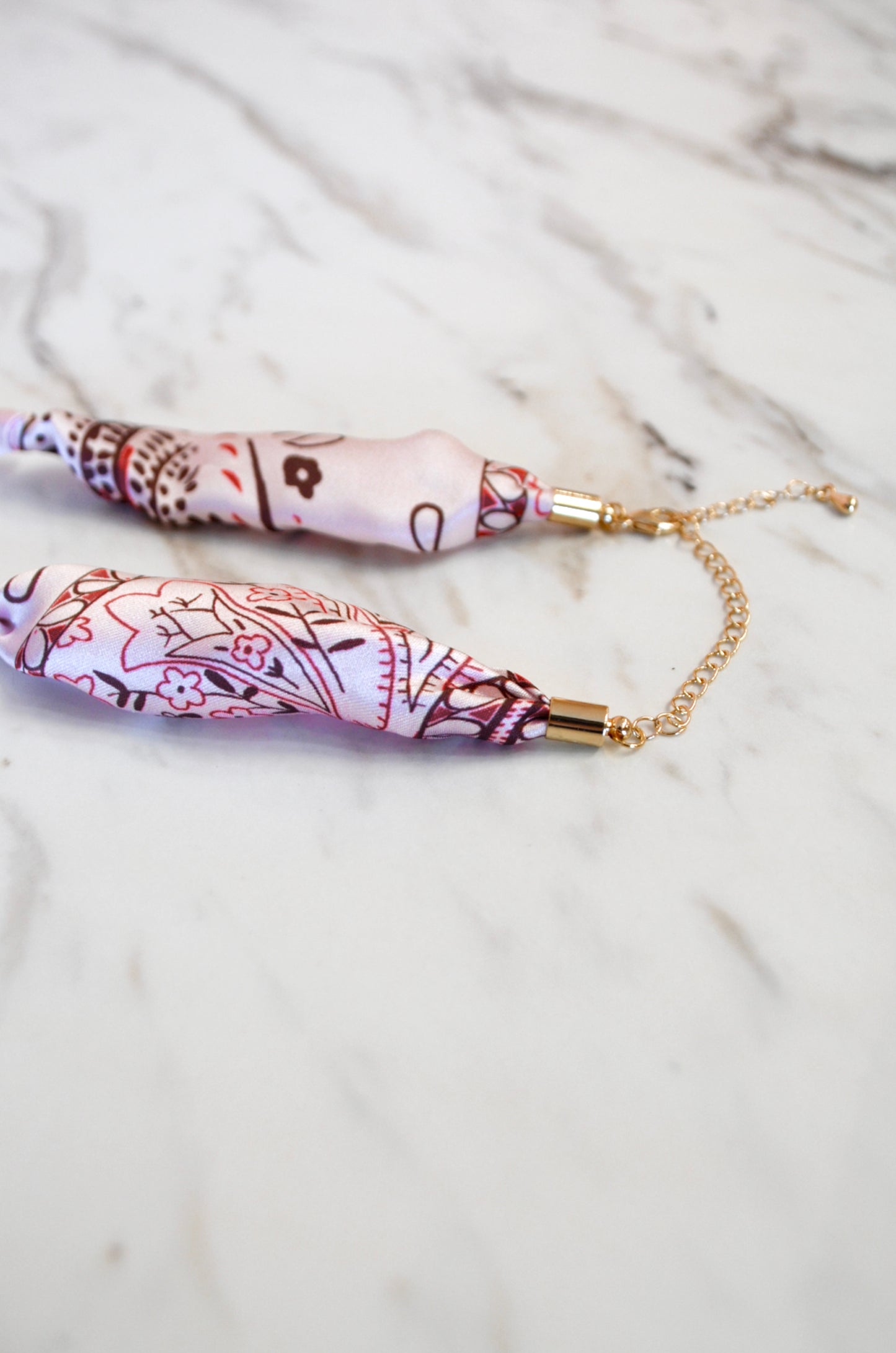 Lottie Heart Charm Scarf