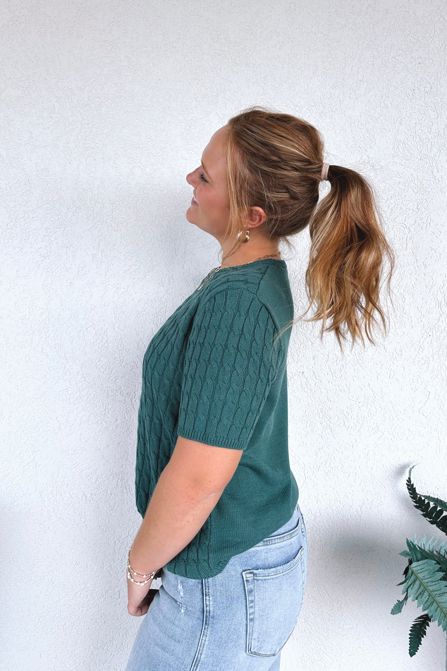 Chelsea Cable Knit Top