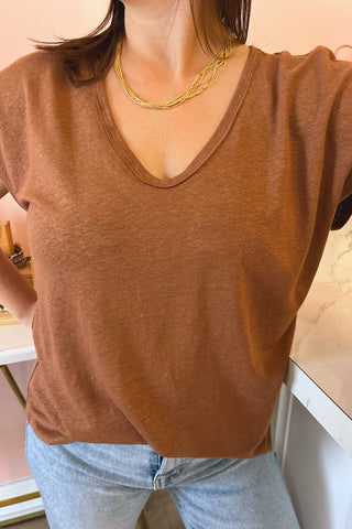 Maggie V-Neck Top - Boutique EllaPar