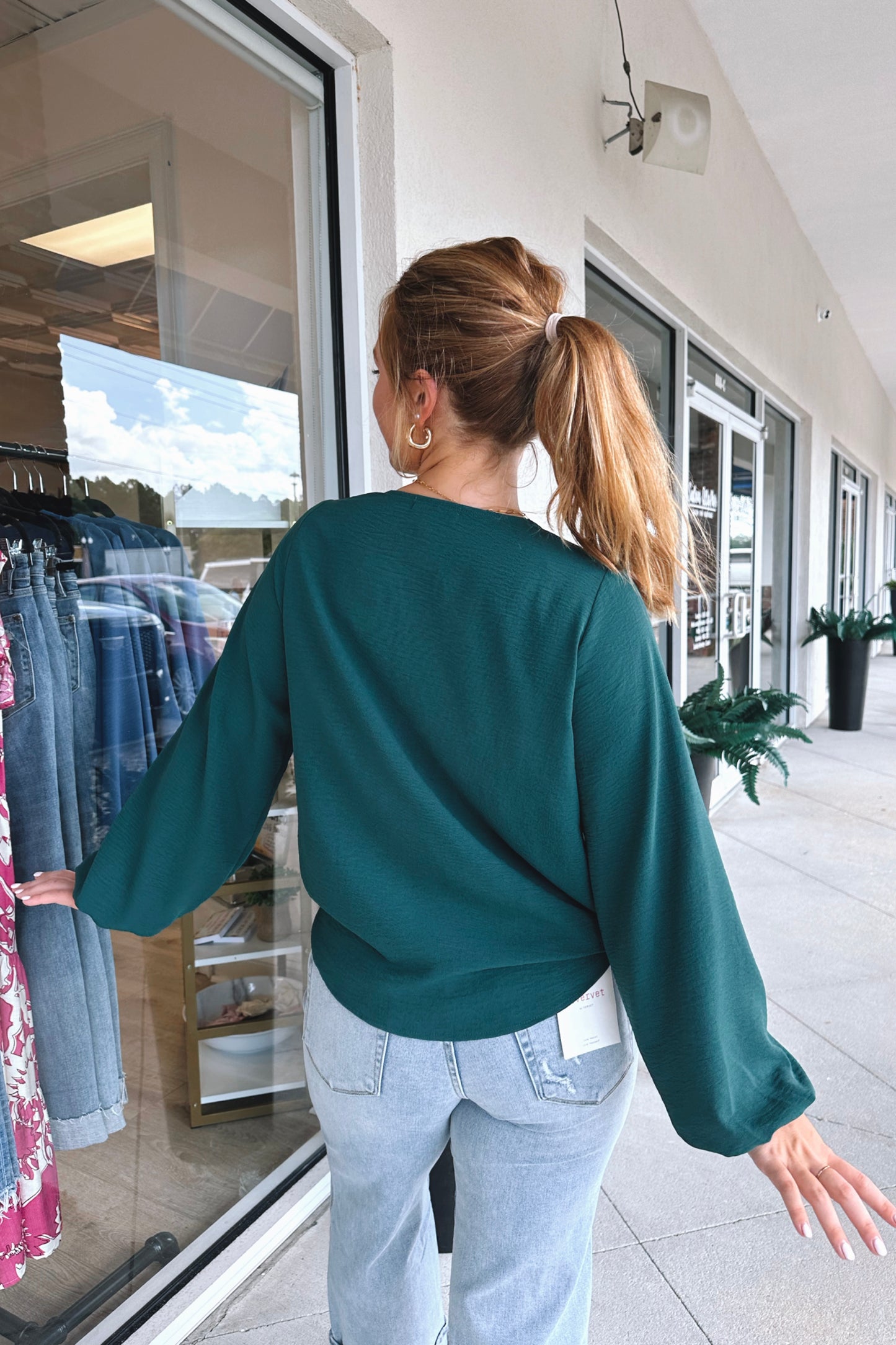 Skyler Surplice Blouse