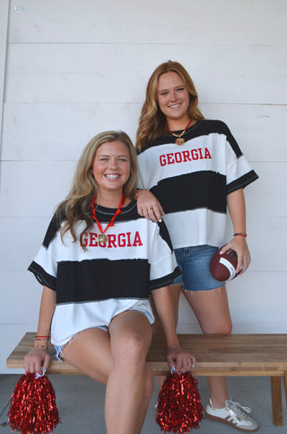 Georgia Varsity Top - Boutique EllaPar
