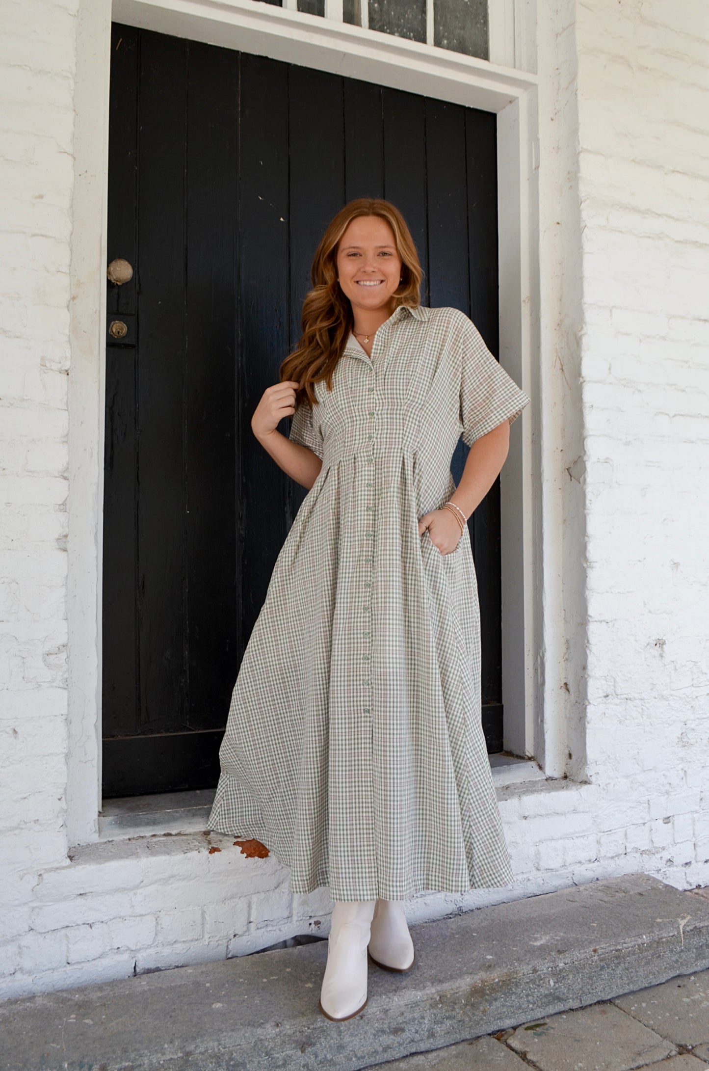 Lydia Tie-Back Maxi Dress - Boutique EllaPar