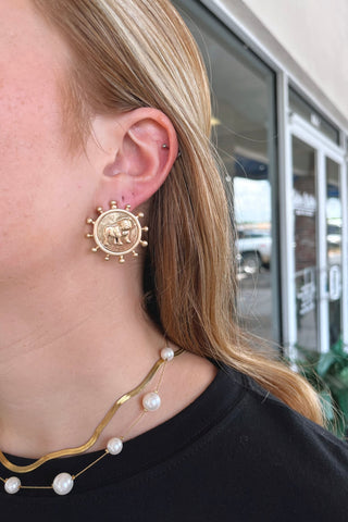 UGA Coin Studs - Boutique EllaPar