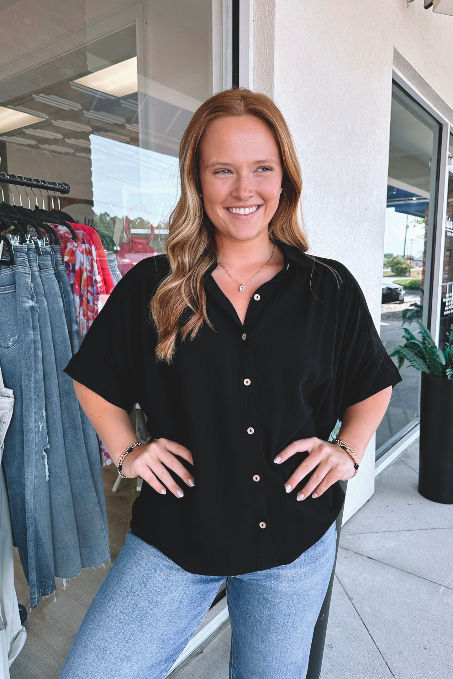 Beach Day Button-Down