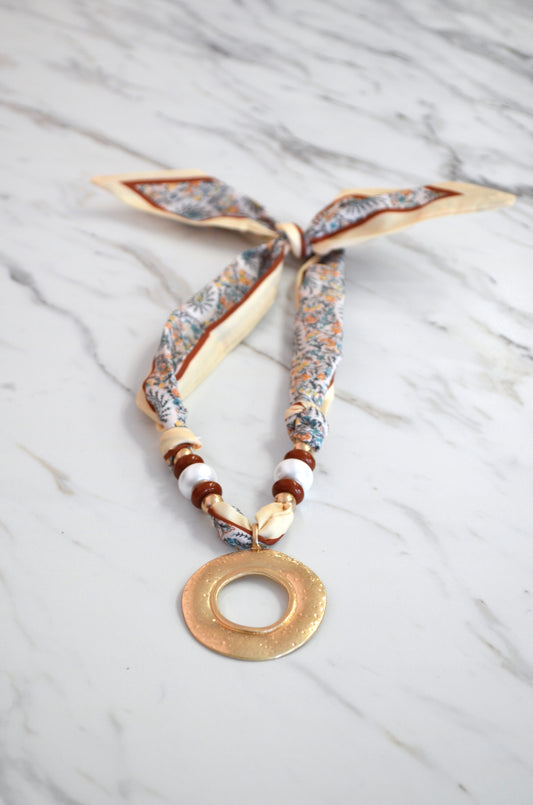 Lux 'O' Scarf Necklace