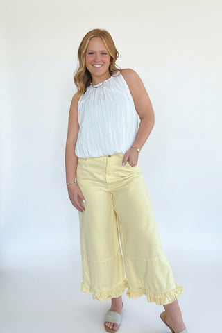 Abby Ruffle Pants - Boutique EllaPar