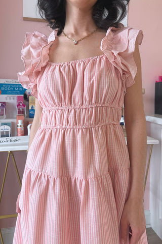 Magnolia Striped Dress - Boutique EllaPar