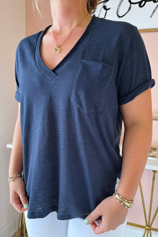Zoey V-Neck Top