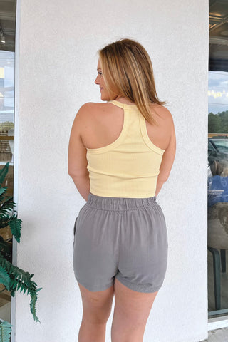 Tate Tencel Shorts - Boutique EllaPar