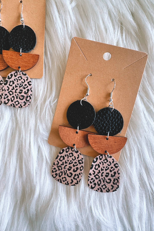 Laura Leopard Earrings