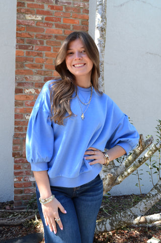 Scuba 3/4 Pullover - Boutique EllaPar
