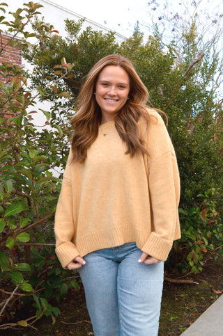 Marigold Tie-Back Sweater - Boutique EllaPar