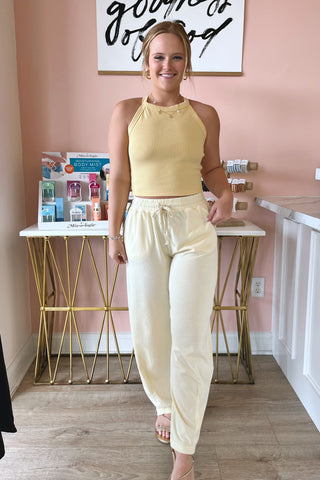 Lottie Cozy Barrel Pants - Boutique EllaPar