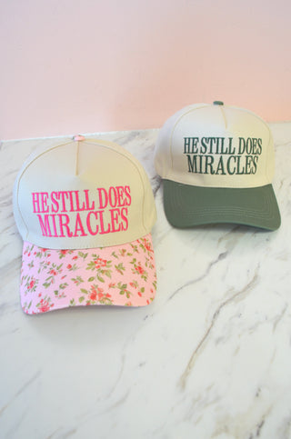 He Still Does Miracles Canvas Hat - Boutique EllaPar