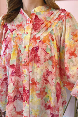 Sofia Watercolor Blouse