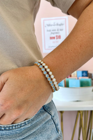 Stone Station Bracelet - Boutique EllaPar