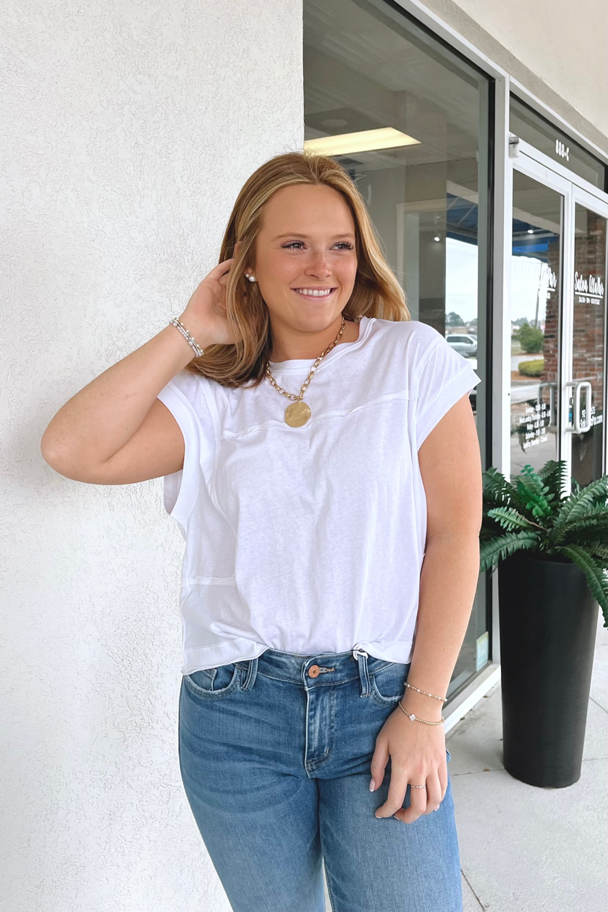 Marley Muscle Tee - Boutique EllaPar