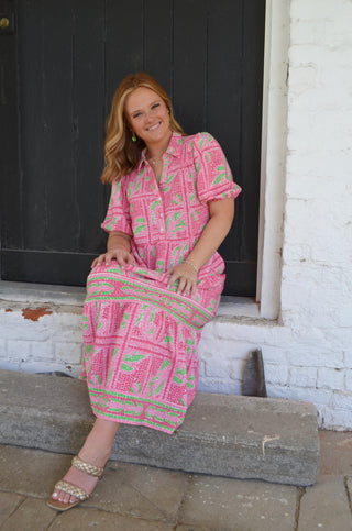 Eloise Trellis Dress - Boutique EllaPar