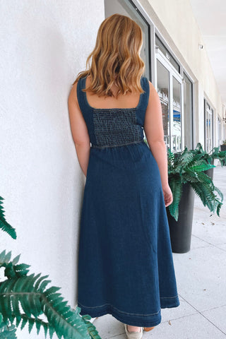 Harper Button-Front Dress