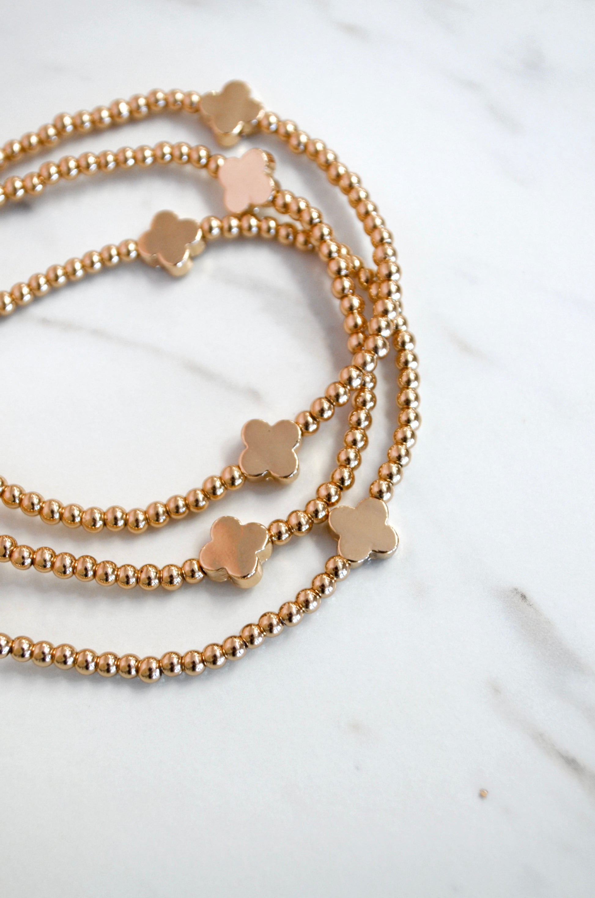 Cassie Clover Bracelet Set - Boutique EllaPar