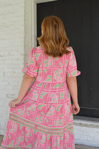 Eloise Trellis Dress - Boutique EllaPar