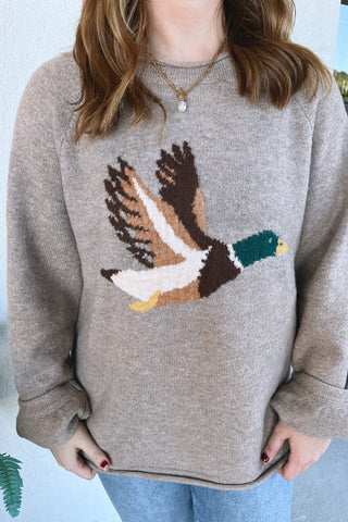 Mallard Fuzzy Sweater