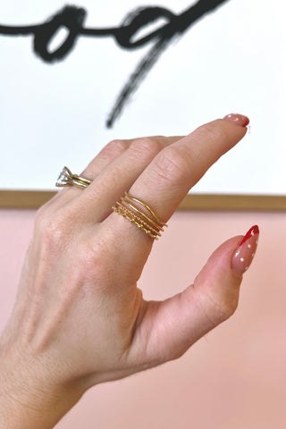 Lydia Stack Ring - Boutique EllaPar