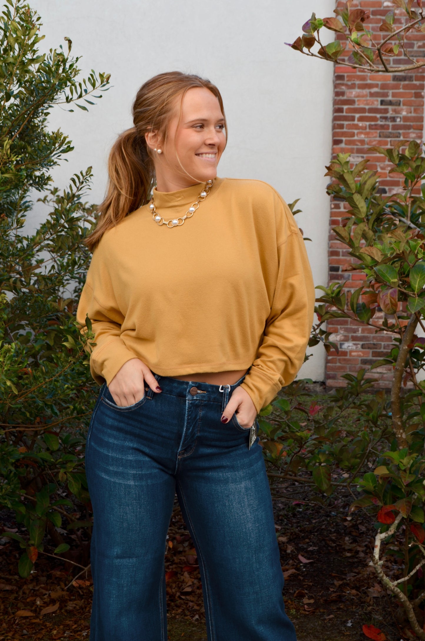 Goldie Mock-Neck Sweater