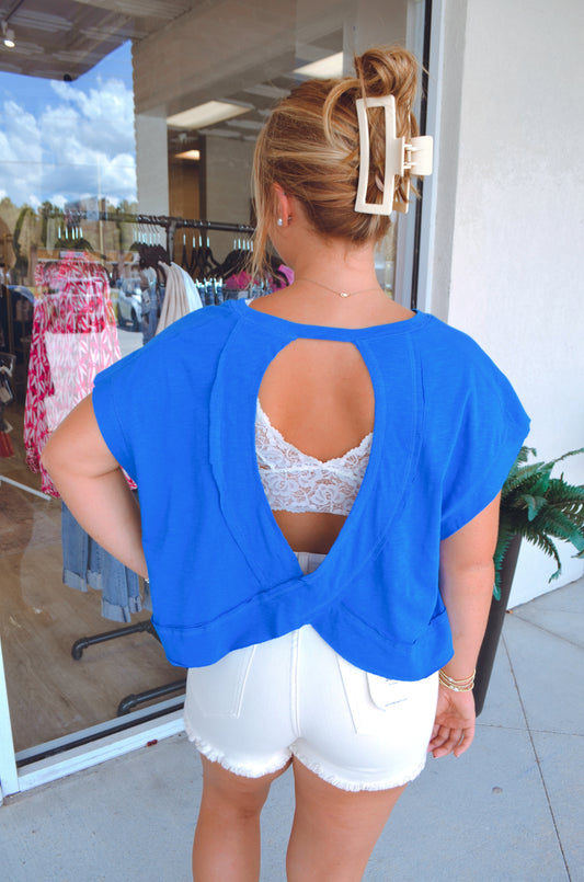 Leila Open-Back Tee
