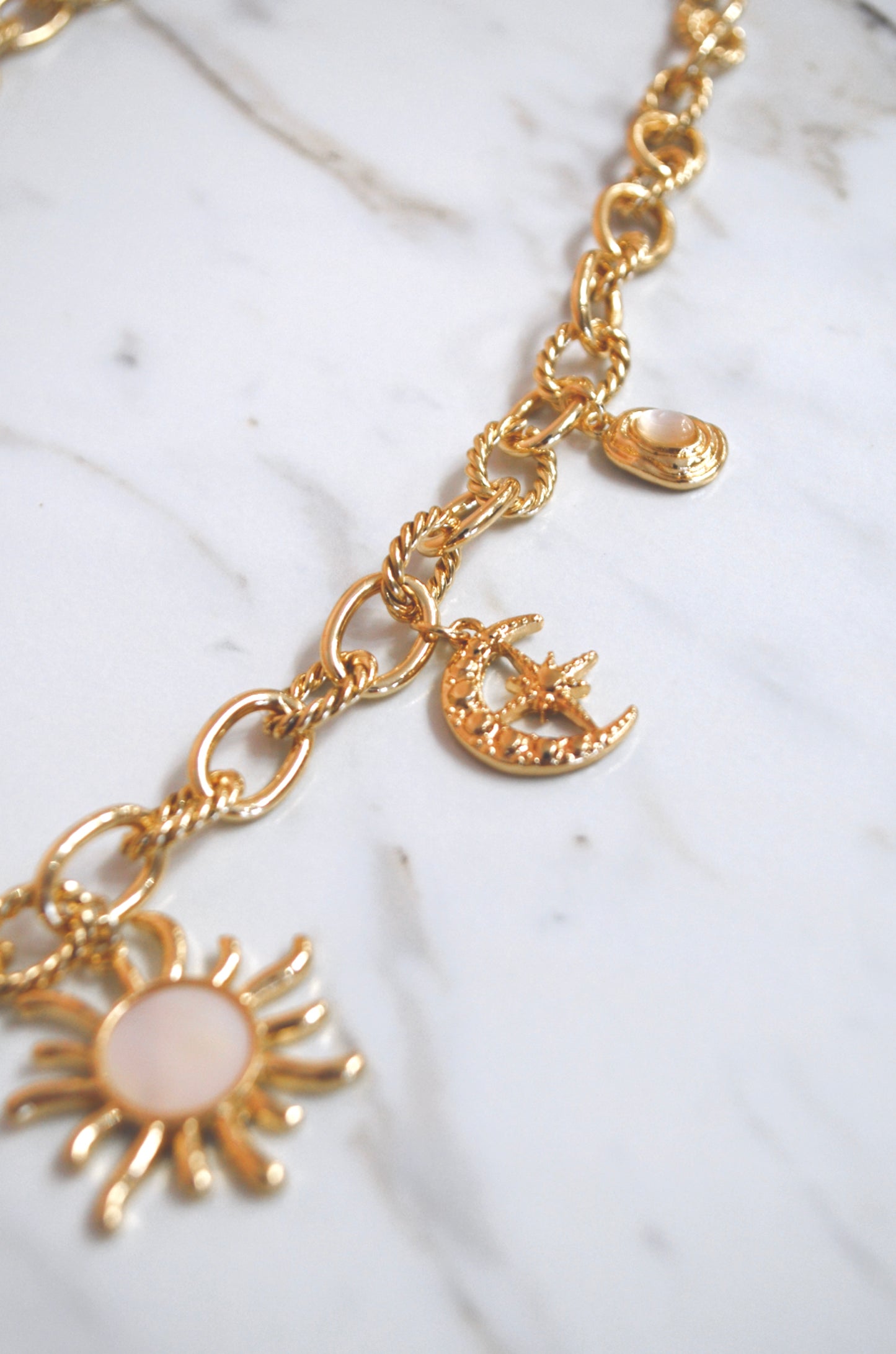 Belle Charm Necklace