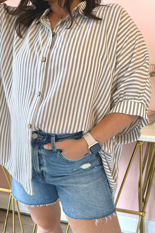 Saylor Striped Button-Up